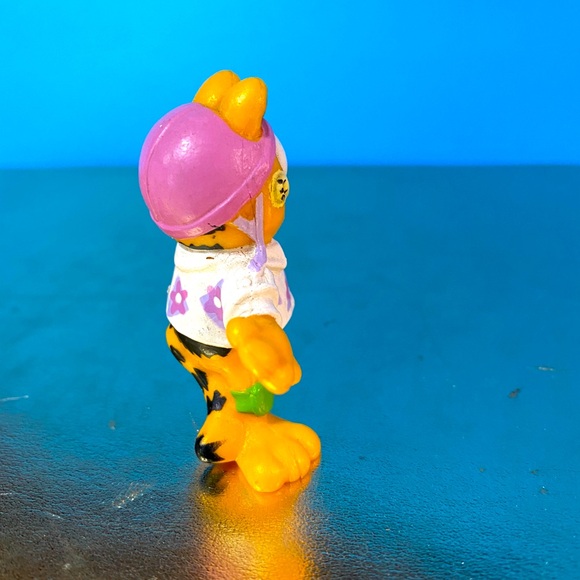 GARFIELD THE CAT VTG 1981 COMIC STRIP CHARACTER COLLECTIBLE PVC TOY 2” - Picture 4 of 9